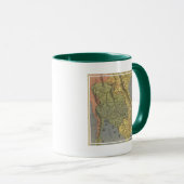 Mug Carte du royaume du Siam (Devant droit)
