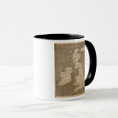 Mug Carte du Royaume-Uni par Arrowsmith (Devant droit)