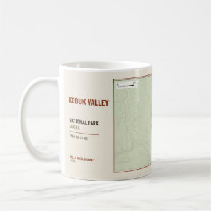 Mug Carte du sentier de randonnée du parc national de