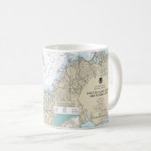 Mug Carte du son et des baies peconiques de l'île Shel (Devant droit)