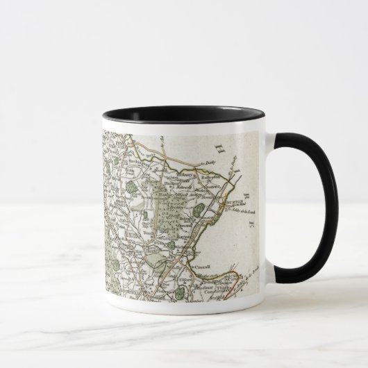 MUG CARTE DU STAFFORDSHIRE, 1793 (Droite)