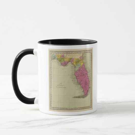 Mug Carte du territoire de Floride (Gauche)