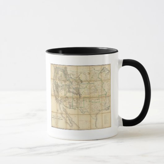 Mug Carte Du Territoire Des États-Unis 2 (Droite)