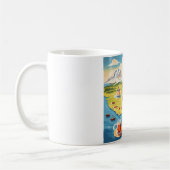 Mug Carte du thé au Canada (Gauche)