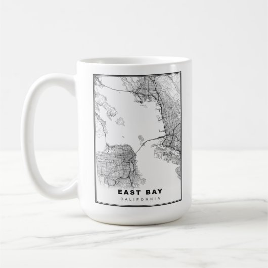 Mug Carte East Bay (Gauche)