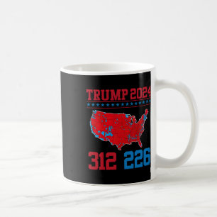 Mug Carte électorale 2024 312 Rouge Résultats des élec