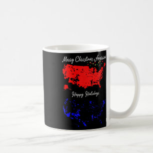 Mug Carte électorale 2024 Joyeux Noël Trump Nouveau Pr