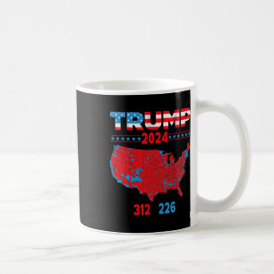 Mug Carte électorale 2024 Trump 312 Red 2024 Election