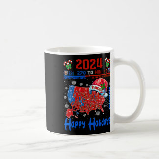 Mug Carte électorale de 2024 Joyeux glissement de terr