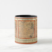 Mug Carte Elgin Illinois 1871 (Centre)