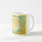 Mug Carte en forme de coeur du monde (Devant droit)