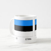 Mug Carte estonie Estonie (Devant gauche)