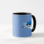 Mug Carte Estonie moderne simple Plan National Drapeau (Devant droit)