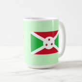 Mug Carte et drapeau du Burundi (Devant droit)