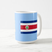 Mug Carte et drapeau du Costa Rica (Devant droit)