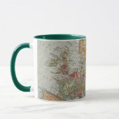 Mug Carte européenne de la densité de population | (Gauche)