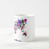Mug Carte florale du monde (Centre)