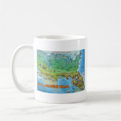 Mug Carte Florida USA (Gauche)