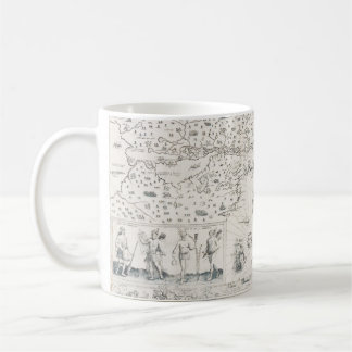 Mug Carte Française Canada (Québec) par Champlain 1612