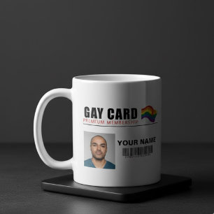 Mug Carte Gay Personnalisée Premium Membership Identit