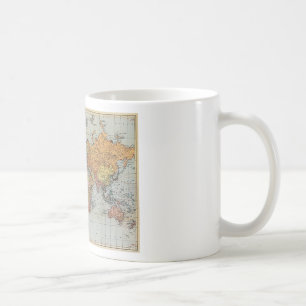 Mug Carte générale vintage du monde