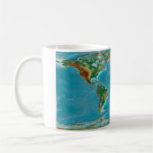 Mug Carte géographique du monde (Gauche)