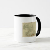 Mug Carte Géologique Du Sud (Devant droit)