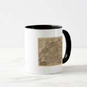 Mug Carte gravée suisse (Devant droit)