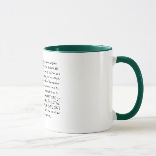 Mug Carte hilare de retraite--De la bande ! (Droite)