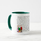 Mug Carte hilare de retraite--De la bande ! (Devant gauche)