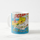 Mug Carte illustrée de Jersey Shore (Devant gauche)