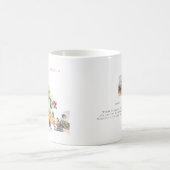 Mug Carte illustrée de Mexico à l'aquarelle | Monogram (Centre)