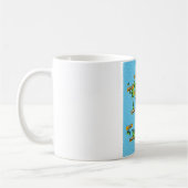 Mug Carte illustrée des îles Scilly dans le style Pop (Gauche)