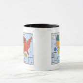 Mug Carte indienne d'installations sanitaires (Centre)