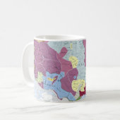 MUG CARTE : INDIENS D'AMERIQUE (Devant gauche)