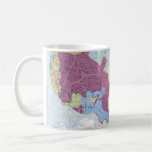 MUG CARTE : INDIENS D'AMERIQUE (Gauche)
