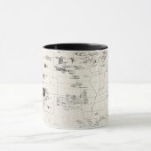 MUG CARTE : INDIENS D'AMERIQUE 2 (Centre)