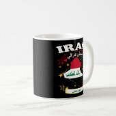 Mug Carte Irak Carte Irak drapeau Irak (Devant droit)