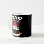 Mug Carte Irak Carte Irak drapeau Irak (Devant gauche)