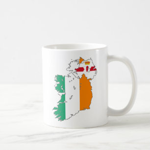 Mug Carte irlandaise de la nation celtique
