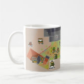 Mug Carte jardin Pastory Koffie et Thee (Gauche)