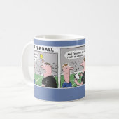 Mug Carte jaune au football (Devant gauche)