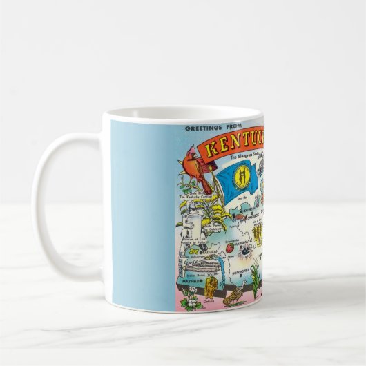 Mug Carte Kentucky (Gauche)