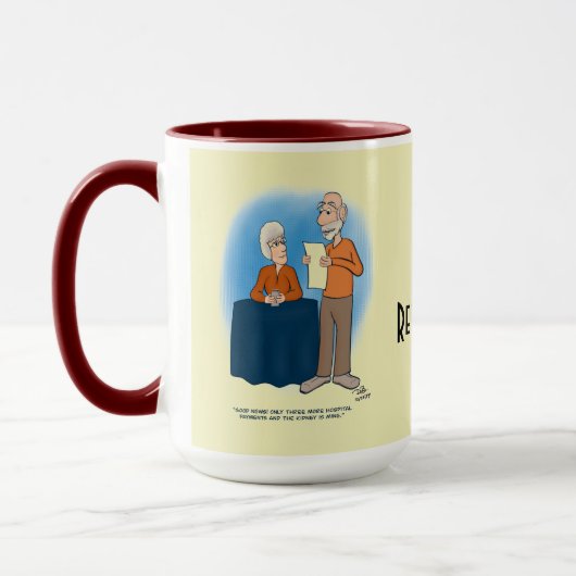 Mug Carte Kidney Pale Jaune Combo Musique (Gauche)