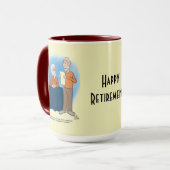 Mug Carte Kidney Pale Jaune Combo Musique (Devant gauche)