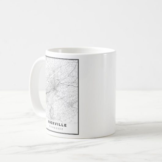 Mug Carte Knoxville (Devant gauche)