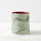 Mug CARTE : La JAMAÏQUE, 1756 (Centre)