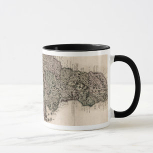 Mug CARTE : La JAMAÏQUE, 1763