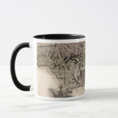 Mug CARTE : La JAMAÏQUE, 1763 (Gauche)