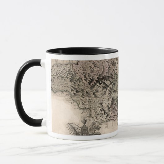 Mug CARTE : La JAMAÏQUE, 1763 (Gauche)